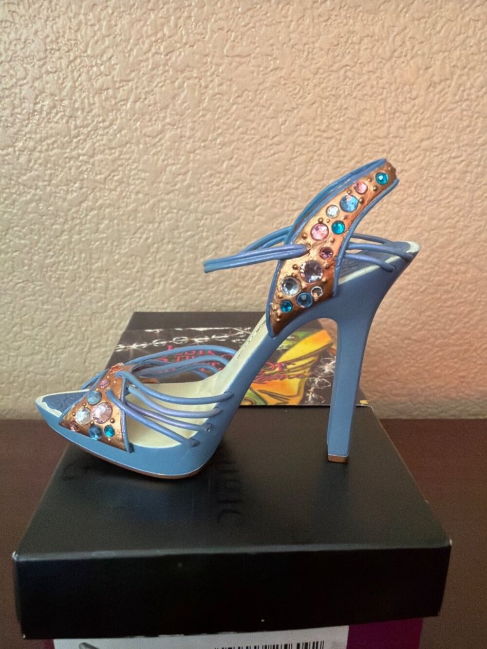 2006 Just the Right Shoe by Raine “Crystal Palace” Mini Shoe Figurine NEW - Picture 5 of 14